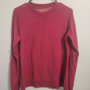 BCG Hot Pink Textured Crewneck Top